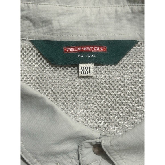 Redington Fishing Shirt Mens 2XL‎ Long Sleeve Button Down Vented UPF 30+ Outdoor - Picture 6 of 11